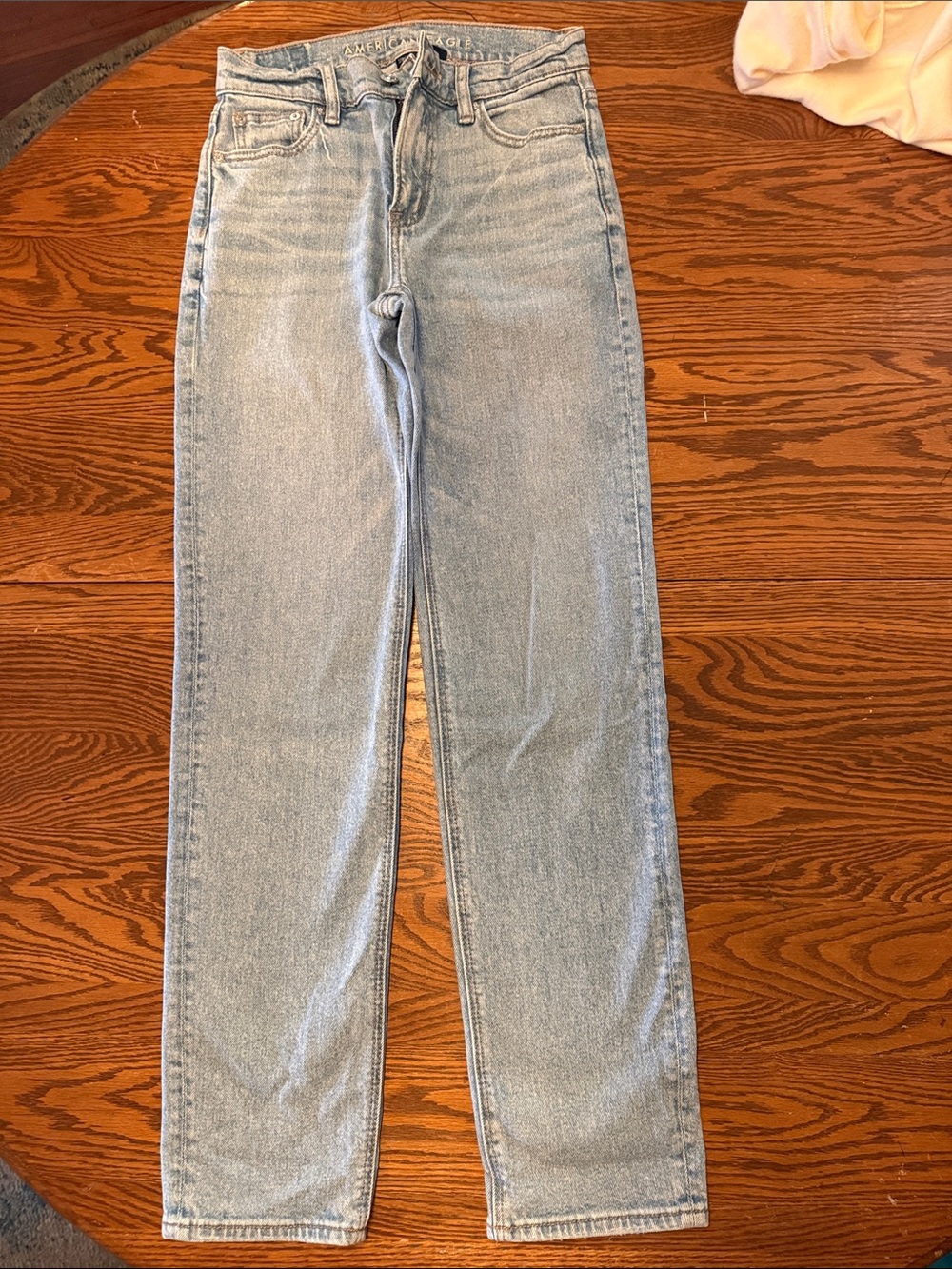 American Eagle Outfitters Light Blue Straight Leg Jeans